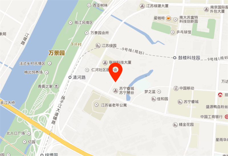 苏宁慧谷地图位置